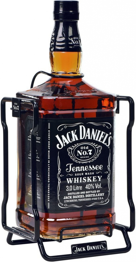 Jack Daniel\'s 40% 3 l (darčekové balenie kolíska)