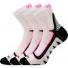 Ponožky VOXX Kryptox bielo-ružové 3 páry 35-38 111194 Ponožky VOXX Kryptox bielo-ružové 3 páry 35-38 111194