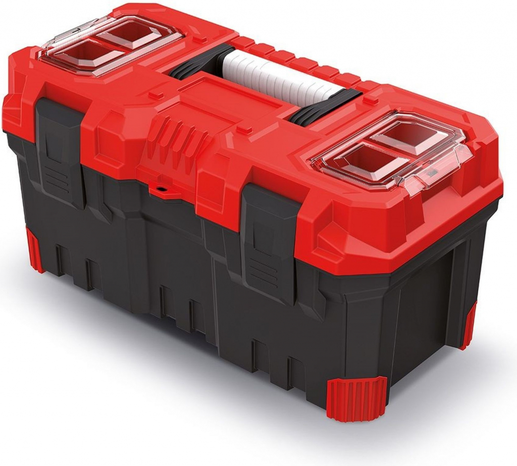 Kistenberg TITAN PLUS Plastový kufor na náradie, 49,6x25,8x24cm, červená KTIP5025-3020