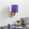 Brilagi Brilagi - Nástenná lampa NUBILA WOOD 1xE27/25W/230V dub/fialová BG1561M + záruka 3 roky zadarmo + záruka 3 roky zadarmo Brilagi Brilagi - Nástenná lampa NUBILA WOOD 1xE27/25W/230V dub/fialová BG1561M + záruka 3 roky zadarmo + záruka 3 roky zadarmo