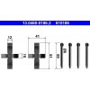 Súprava príslušenstva, obloženie kotúčovej brzdy ATE 13.0460-0186.2 13.0460-0186.2 Súprava príslušenstva, obloženie kotúčovej brzdy ATE 13.0460-0186.2 13.0460-0186.2