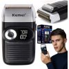 Fóliový holiaci strojček Kemei KM-2026 čierny, sieťovo-akumulátorový s trimérom Fóliový holiaci strojček Kemei KM-2026 čierny, sieťovo-akumulátorový s trimérom