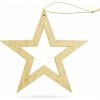 DECOLED Vianočná hviezda 15 cm zlatá, dutá, preglejka, vonkajšia DECOLED Vianočná hviezda 15 cm zlatá, dutá, preglejka, vonkajšia