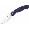 Spyderco MILITARY MODEL G-10 DARK BLUE 01SP889 Spyderco MILITARY MODEL G-10 DARK BLUE 01SP889