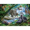 Ravensburger Puzzle Rodina z džungle 100 dielikov Ravensburger Puzzle Rodina z džungle 100 dielikov