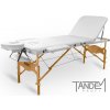 Skladací masážny stôl TANDEM Profi W3D Farba: biela 195*70 cm / 16,6 kg / 3 farby