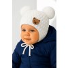 Zimná čiapka smotanová - Teddy veľ. 3-6 mesiacov Zimná čiapka smotanová - Teddy veľ. 3-6 mesiacov