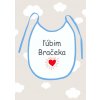 Detský podbradník Ľúbim bračeka modrý Detský podbradník Ľúbim bračeka modrý