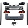 KITT Complete Body Kit suitable for VW Golf VI 6 MK6 (2008-2013) R20 Design with Headlights LED and Taillights Dynamic Turning Light + Complete Exhaust System KITT Complete Body Kit suitable for VW Golf VI 6 MK6 (2008-2013) R20 Design with Headlights LED and Taillights Dynamic Turning Light + Complete Exhaust System