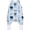 PULP BAMBOO Dětský spací pytel s ponožkami 2 TOG - Blue Cats - od 0,6m do 2,5r PULP BAMBOO Dětský spací pytel s ponožkami 2 TOG - Blue Cats - od 0,6m do 2,5r