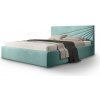 Wilsondo Čalúnená manželská posteľ s úložným priestorom Morenzo Slim 180x200 - mentolová Wilsondo Čalúnená manželská posteľ s úložným priestorom Morenzo Slim 180x200 - mentolová