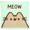 Stlačený cestovný uterák s mačkou Pusheen - 2 varianty Farba: Zelená Stlačený cestovný uterák s mačkou Pusheen - 2 varianty Farba: Zelená