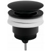 Omp Tea Umyvadlová výpust 5/4“, click-clack, veľká zátka, 10-45mm, čierna mat 7532.310.5X Omp Tea Umyvadlová výpust 5/4“, click-clack, veľká zátka, 10-45mm, čierna mat 7532.310.5X