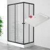 POINT BLACK LOR 120x80 Clear Obdĺžnikový sprchovací kút s akrylátovou vaničkou POINT BLACK LOR 120x80 Clear Obdĺžnikový sprchovací kút s akrylátovou vaničkou