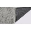 Umelá kožušina, šedo strieborná, vlas 60 mm, šírka 150 cm, metráž Umelá kožušina, šedo strieborná, vlas 60 mm, šírka 150 cm, metráž