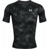 Under Armour UA HG Armour Printed Short Sleeve Black white S Fitness tričko