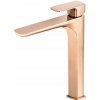 Gamma Cubic, vysoká umývadlová batéria, ružové zlato, GMA-BCCUW-RG Gamma Cubic, vysoká umývadlová batéria, ružové zlato, GMA-BCCUW-RG