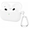 AppleKing silikónový obal s karabínou pre AirPods 3 - biely - možnosť vrátiť tovar ZADARMO do 30tich dní AppleKing silikónový obal s karabínou pre AirPods 3 - biely - možnosť vrátiť tovar ZADARMO do 30tich dní