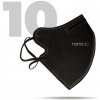 Nanolab Český bezpečný nano respirátor FFP2 čierny 10 ks Nanolab Český bezpečný nano respirátor FFP2 čierny 10 ks