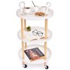 TROLLEY Pojazdný vozík 3poschodový Multifunkčný regál na kolieskach, výška 86 cm TROLLEY Pojazdný vozík 3poschodový Multifunkčný regál na kolieskach, výška 86 cm