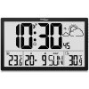 Veľké LCD nástenné hodiny GreenBlue GB218 s teplotou a dátumom Veľké LCD nástenné hodiny GreenBlue GB218 s teplotou a dátumom