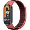 Látkový remienok pre Xiaomi Smart Band 8 - Červenočierny Látkový remienok pre Xiaomi Smart Band 8 - Červenočierny
