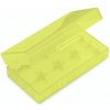Plastové ochranné pouzdro pro baterie 2x18650 (Žluté) Plastové ochranné pouzdro pro baterie 2x18650 (Žluté)