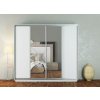 Casarredo GAMMA 300/240 šatníková skriňa so zrkadlom, biela Casarredo GAMMA 300/240 šatníková skriňa so zrkadlom, biela