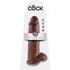 Dildo 31 cm Cock 12 inch s semenníkmi hnedé King Cock Dildo 31 cm Cock 12 inch s semenníkmi hnedé King Cock