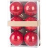 MagicHome Vianoce Gule MagicHome Vianoce, 6 ks, červené, na vianočný stromček, 8 cm MagicHome Vianoce Gule MagicHome Vianoce, 6 ks, červené, na vianočný stromček, 8 cm
