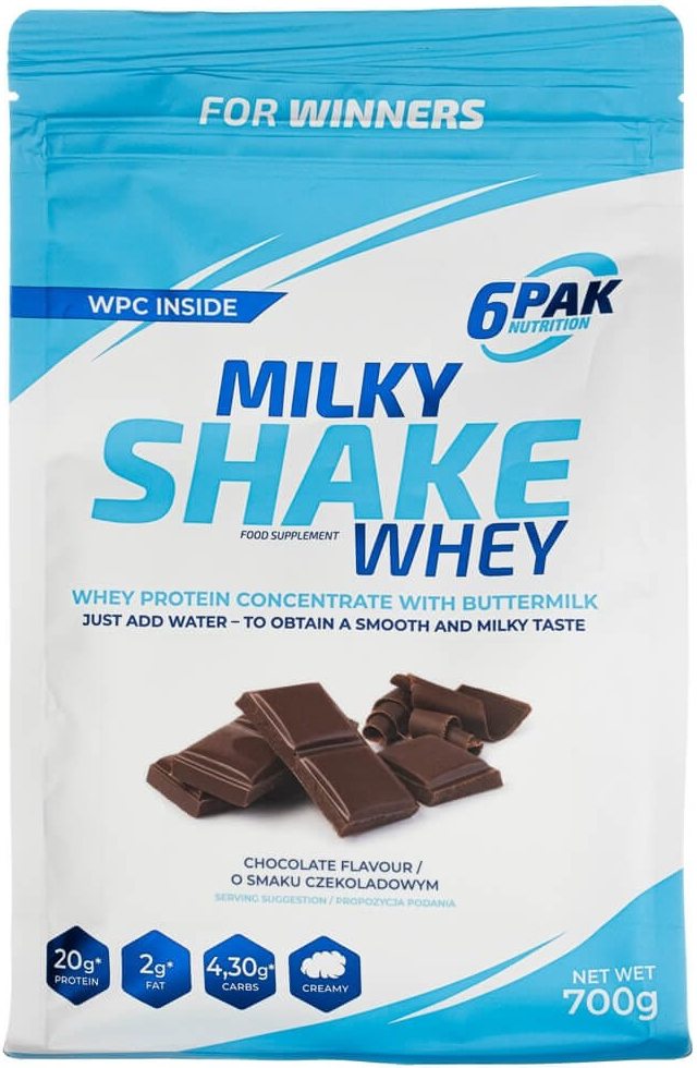 6PAK Milky Shake Whey 700 g