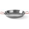 Pánev na Paellu z valcované ocele o průměru 340 mm | HENDI, 622100 inox;červený Pánev na Paellu z valcované ocele o průměru 340 mm | HENDI, 622100 inox;červený