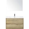 Kúpeľňová zostava Sanox Porto keramika zrkadlo 90 cm dub svetlý Kúpeľňová zostava Sanox Porto keramika zrkadlo 90 cm dub svetlý