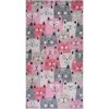Ružový detský koberec 80x150 cm Silly Cats – Vitaus Ružový detský koberec 80x150 cm Silly Cats – Vitaus