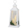 Lampáš MagicHome Vianoce, plast, biely, 3xLED žltá, 14x14x35 cm, 3xAAA Lampáš MagicHome Vianoce, plast, biely, 3xLED žltá, 14x14x35 cm, 3xAAA