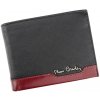 Pánska kožená peňaženka Pierre Cardin, čierno-červená, RFID 12,5 × 9,5 cm Pánska kožená peňaženka Pierre Cardin, čierno-červená, RFID 12,5 × 9,5 cm
