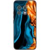Picasee silikónový čierny obal pre OnePlus 11 5G - Gold blue Picasee silikónový čierny obal pre OnePlus 11 5G - Gold blue
