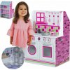 Pepita 2v1 drevený domček pre bábiky a kuchyňa v jednom - ružová Pepita Pepita 2v1 drevený domček pre bábiky a kuchyňa v jednom - ružová Pepita