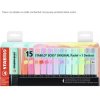 Sada zvýrazňovačov STABILO BOSS ORIGINAL Pastel 15 ks Stolný set so 14 rôznymi farbami Sada zvýrazňovačov STABILO BOSS ORIGINAL Pastel 15 ks Stolný set so 14 rôznymi farbami