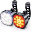 SADA PREDNÉHO A ZADNÉHO SVETLA NA BICYKEL LED 300lm + 50lm SADA PREDNÉHO A ZADNÉHO SVETLA NA BICYKEL LED 300lm + 50lm