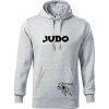 Judo nápis + postavy - Mikina pánska Cape s kapucňou - S ( Svetlosivý melír ) Judo nápis + postavy - Mikina pánska Cape s kapucňou - S ( Svetlosivý melír )