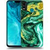 Picasee silikónový prehľadný obal pre Honor 9X Lite - Green Gold Picasee silikónový prehľadný obal pre Honor 9X Lite - Green Gold
