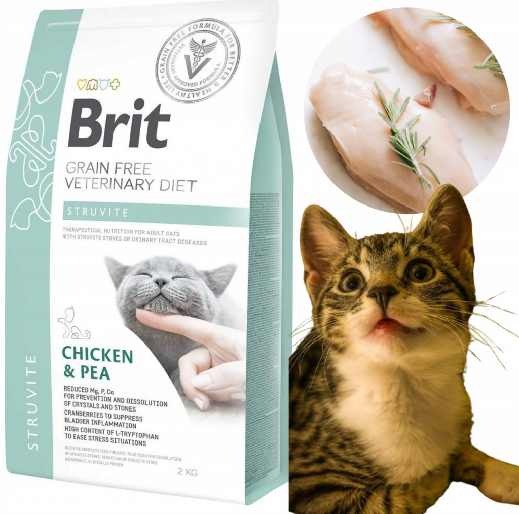 Brit VD Cat GF Struvite 2 kg