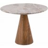 Okrúhly odkladací stolík s doskou v dekore mramoru ø 40 cm Force – Leitmotiv Okrúhly odkladací stolík s doskou v dekore mramoru ø 40 cm Force – Leitmotiv