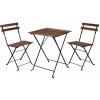 PROGARDEN Záhradný nábytok BISTRO skladacia sada 3 ks PROGARDEN Záhradný nábytok BISTRO skladacia sada 3 ks