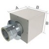KomínyCZ - Priechodka horľavou priečkou / múrom - dĺžka 120mm pre komín 180mm KomínyCZ - Priechodka horľavou priečkou / múrom - dĺžka 120mm pre komín 180mm