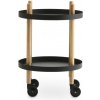 Normann Copenhagen Servírovací stolík Block Table Round, black Normann Copenhagen Servírovací stolík Block Table Round, black
