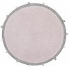 Lorena Canals koberce Ručne tkaný kusový koberec Bubbly Soft Pink - 120x120 (priemer) kruh cm Ružová
