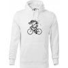 Cyklo kostra - Mikina pánska Cape s kapucňou - S ( Biela ) Cyklo kostra - Mikina pánska Cape s kapucňou - S ( Biela )