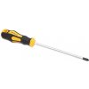 Skrutkovač PH 2 x 100 mm, žltočierna rukoväť, PRO-TECHNIK Skrutkovač PH 2 x 100 mm, žltočierna rukoväť, PRO-TECHNIK